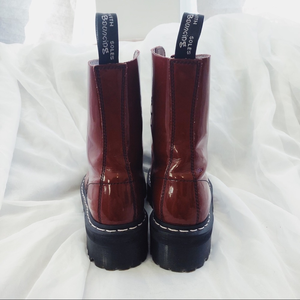 SOLD✨RARE Dr. Martens Aggy 1490 in Cherry Red - Picture 3 of 5